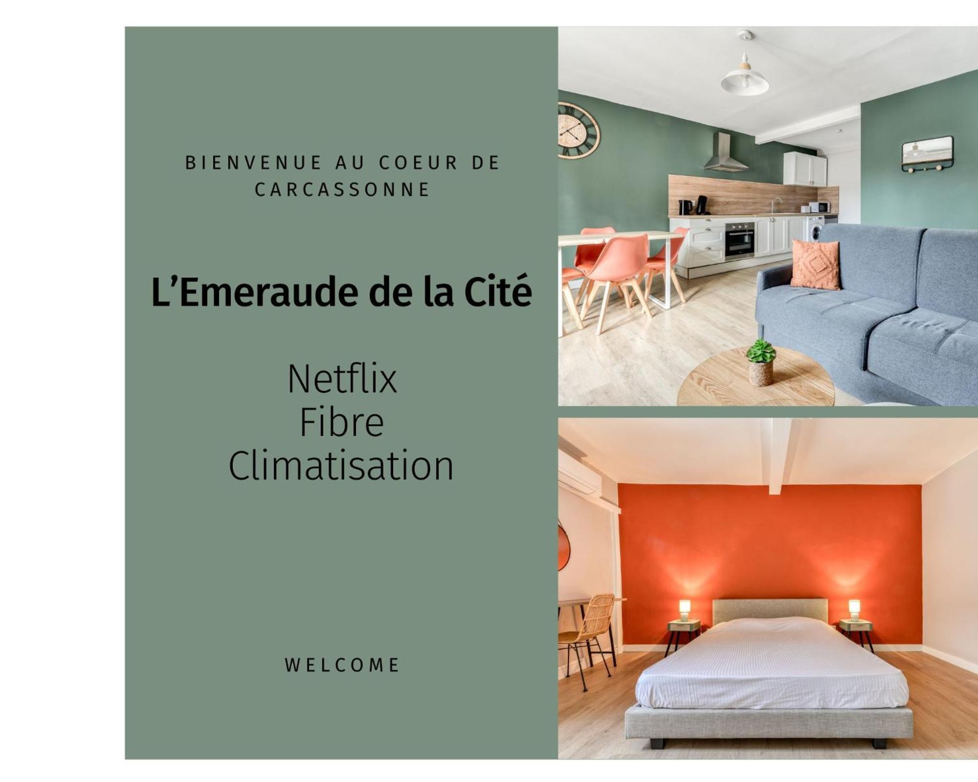 L'Emeraude De La Cite - Netflix - Fibre - Proche Cite - Clim Carcassone Kültér fotó